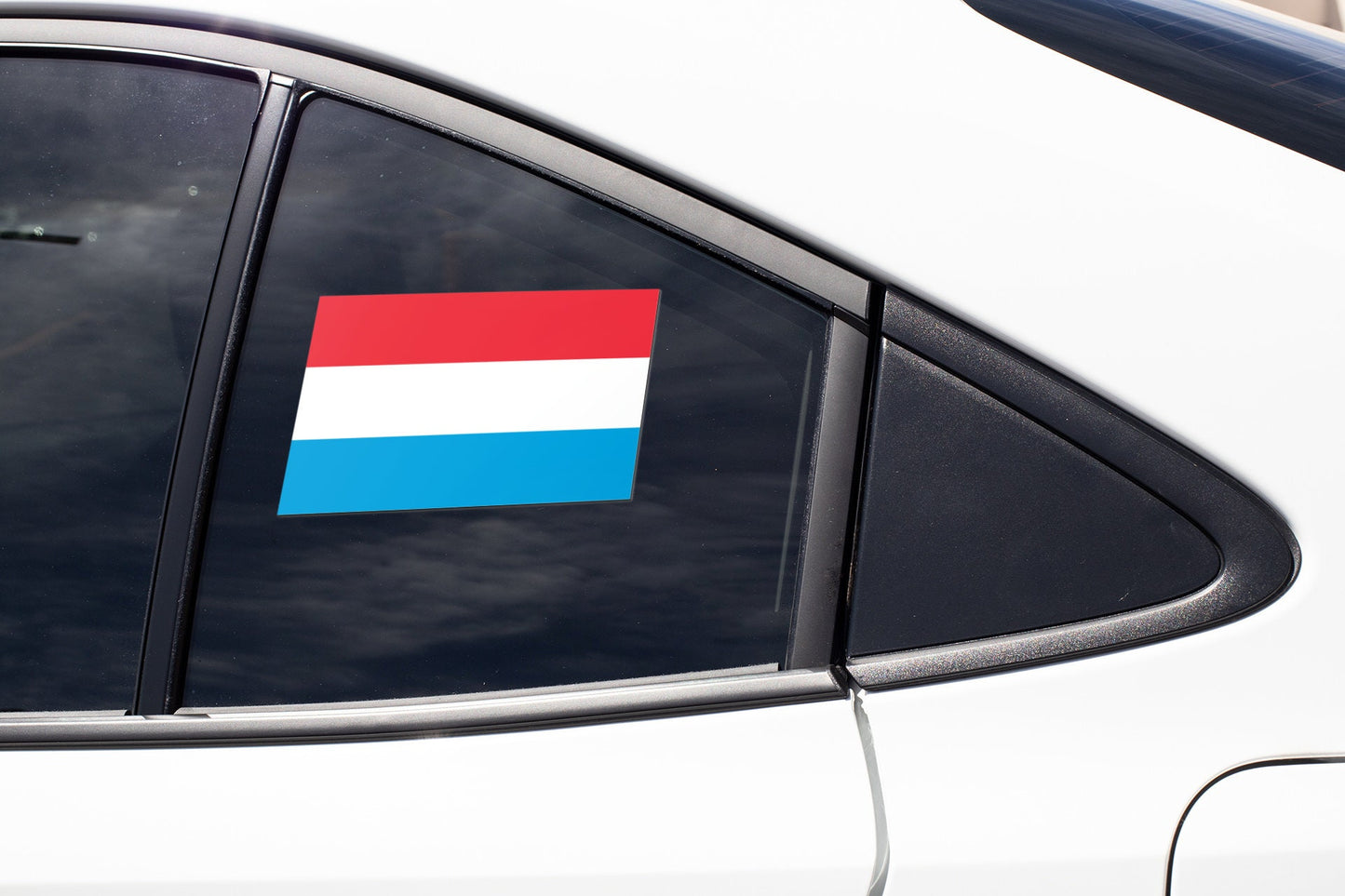 Luxembourg Flag Sticker Decal
