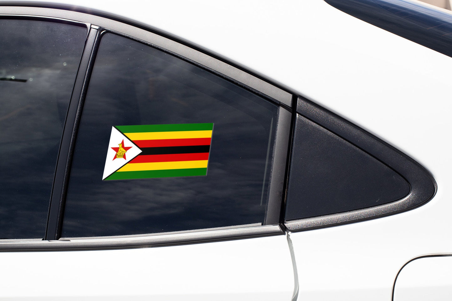 Zimbabwe Flag Sticker Decal