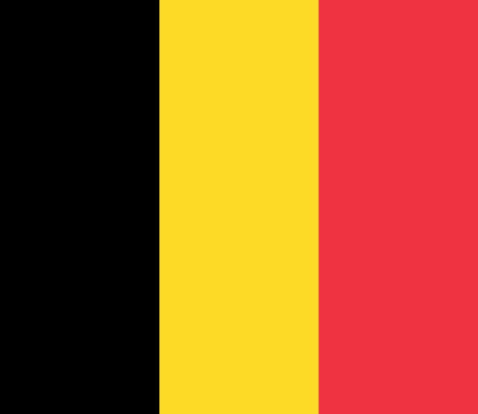 Belgium Flag Sticker Decal / Brussels / Eendracht maakt macht / L'union fait la force / Einigkeit macht stark / Belgian