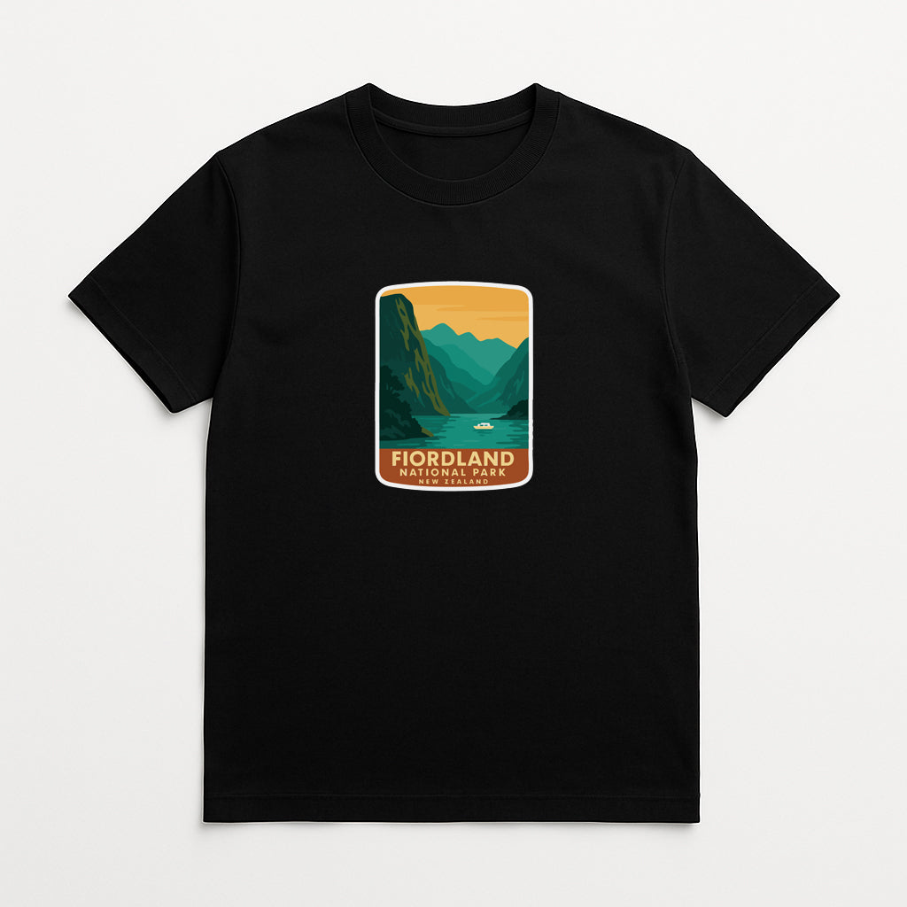 Fiordland National Park New Zealand Iron On Heat Transfer Vinyl HTV Symbolic