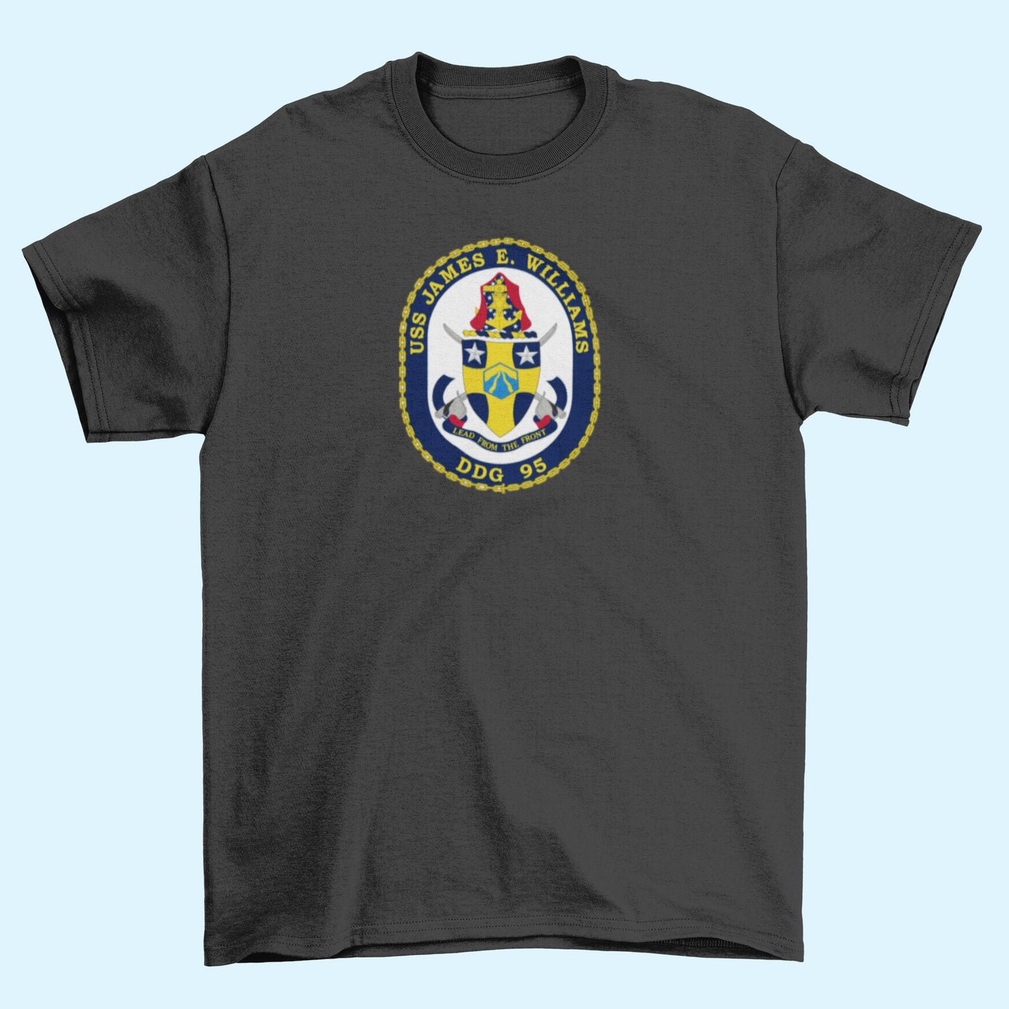 USS James E. Williams DDG-95 Badge Iron On Heat Transfer Vinyl HTV Arleigh Burke Class Destroyer