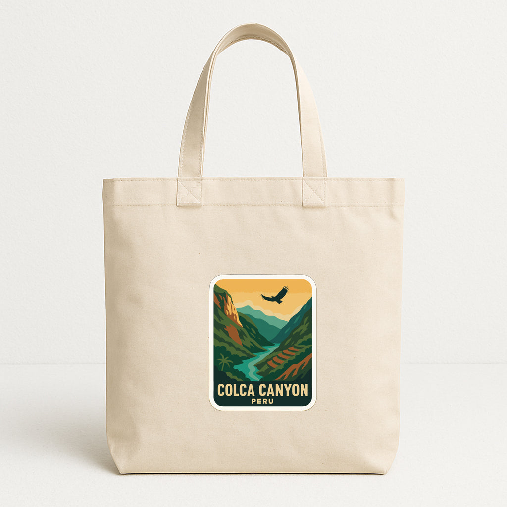 Colca Canyon Peru Iron On Heat Transfer Vinyl HTV Die-Cut Symbolic Landmark