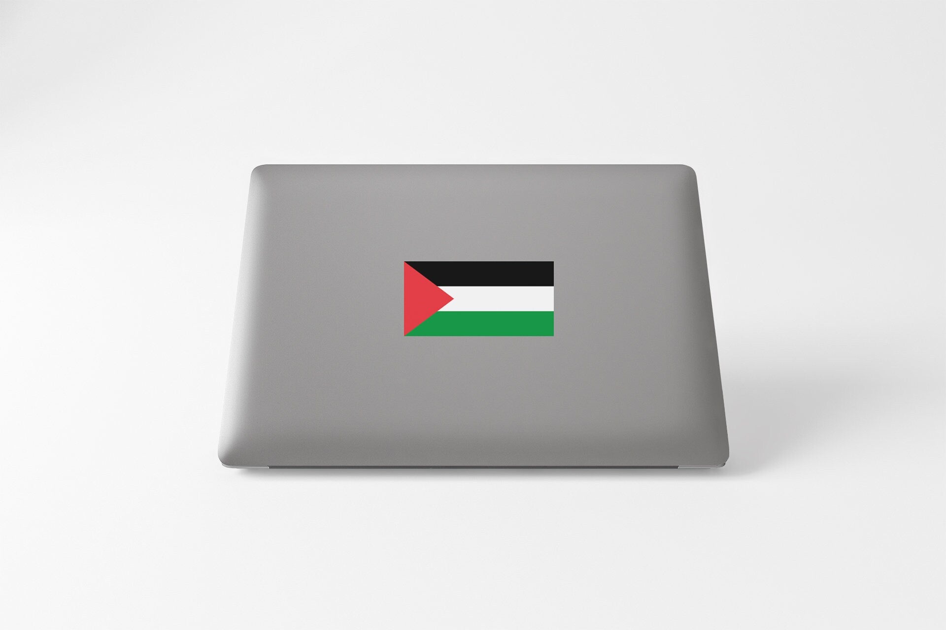 a laptop with the flag of the country of jordan