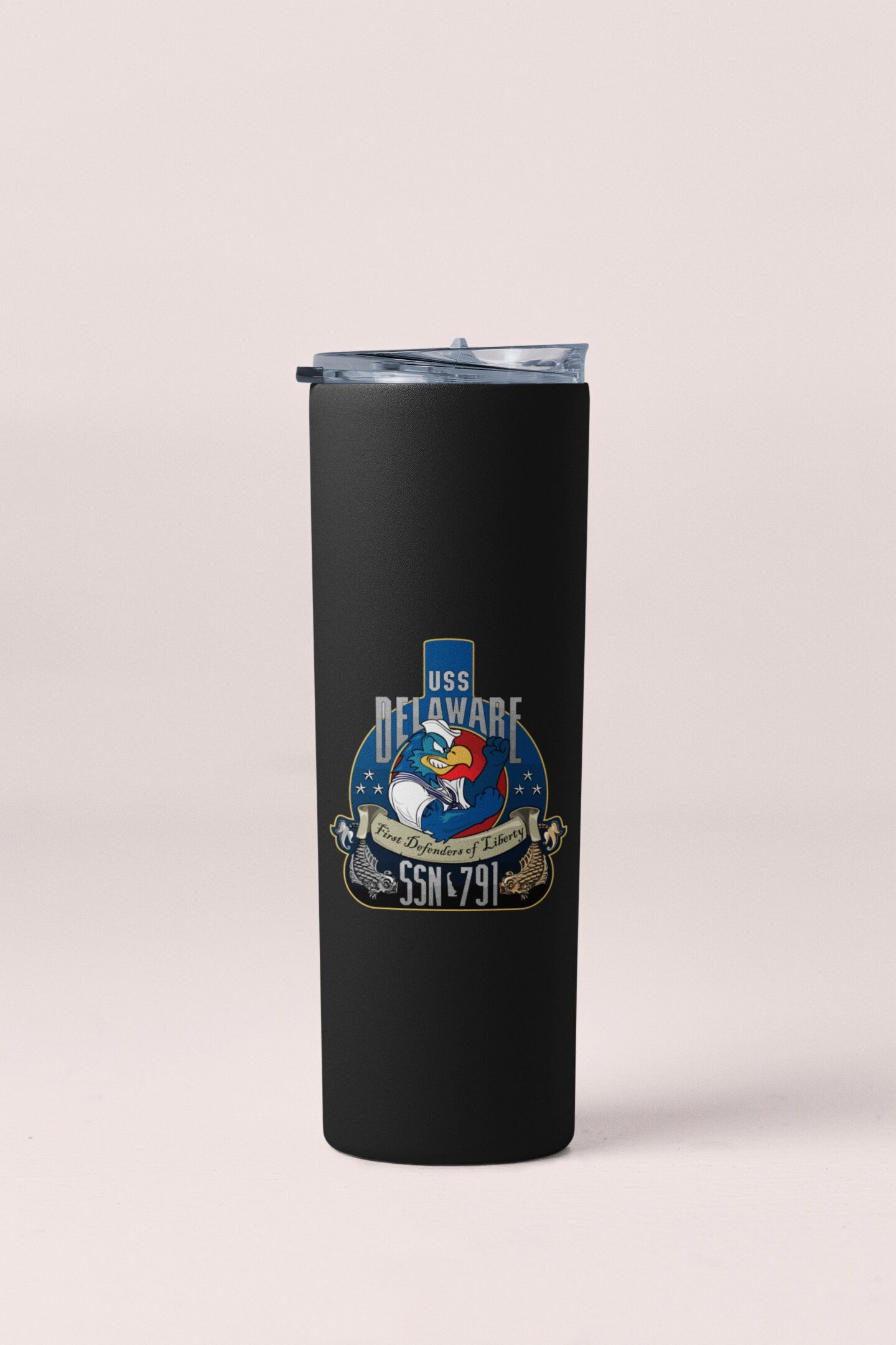 USS Delaware SSN-791 Badge Sticker Decal Virginia Class Attack submarine Car Sticker Bumper Sticker for Car Emblem