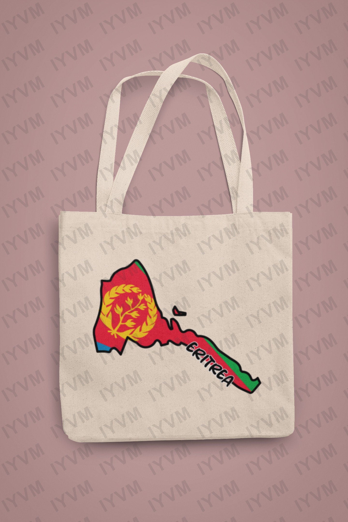 Eritrea Map Iron On Heat Transfer Vinyl HTV / State of Eritrea / Asmara / Tigrinya / Eritrean