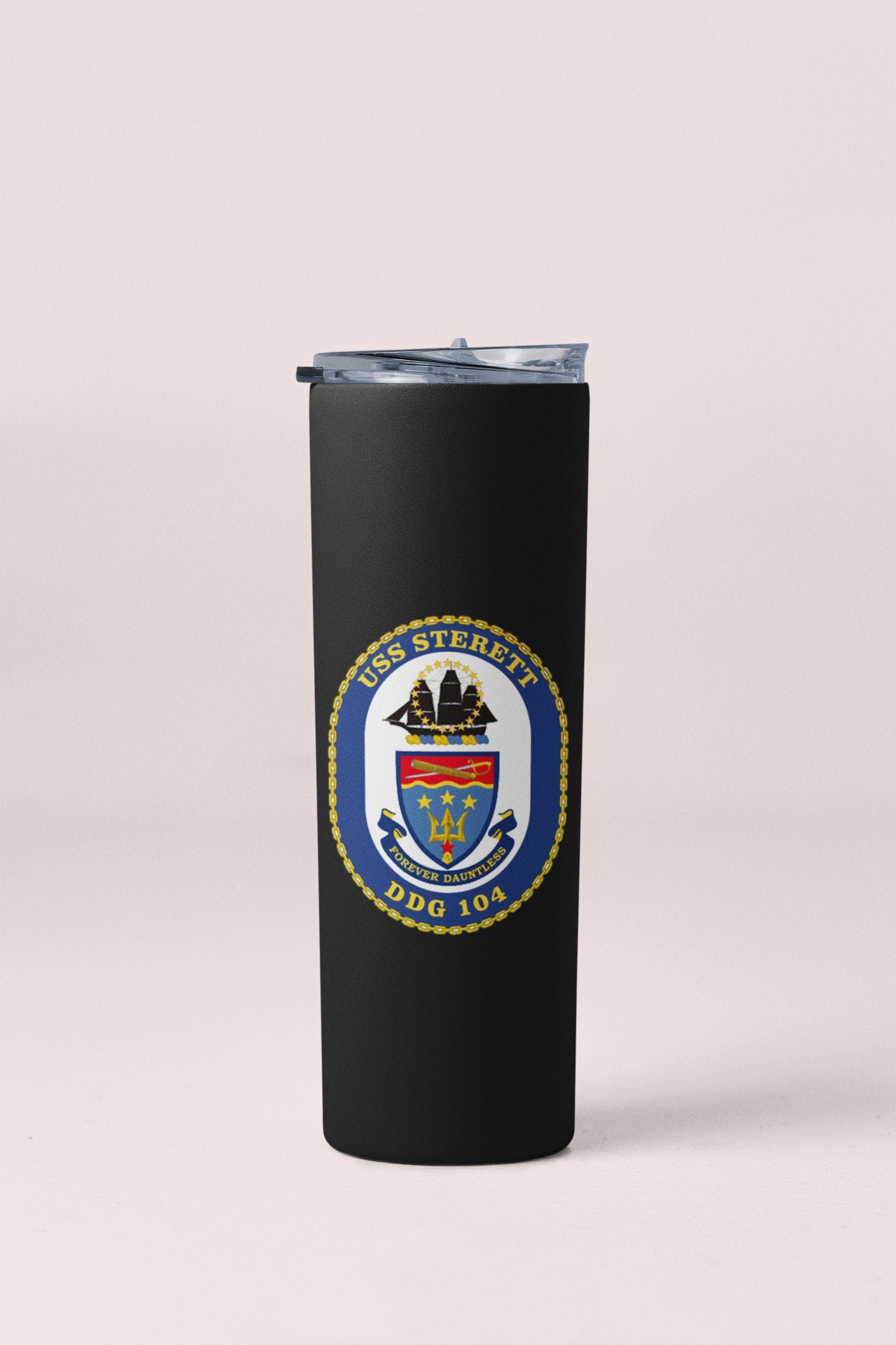 USS Sterett DDG-104 Badge Sticker Decal Arleigh Burke Class Destroyer Car Sticker Bumper Sticker for Car Emblem