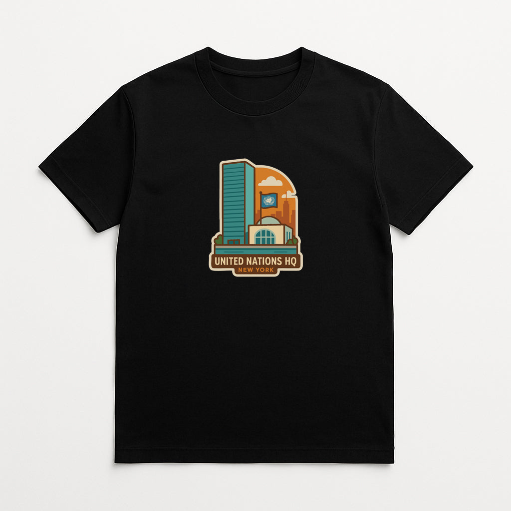 United Nations Headquarters New York Iron On Heat Transfer Vinyl HTV Symbolic