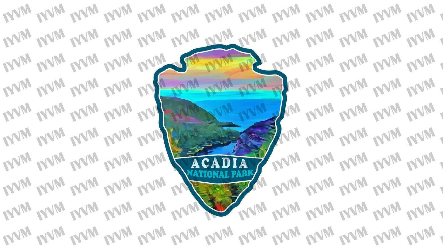 Acadia National Park Sticker Decal - US National Parks Series