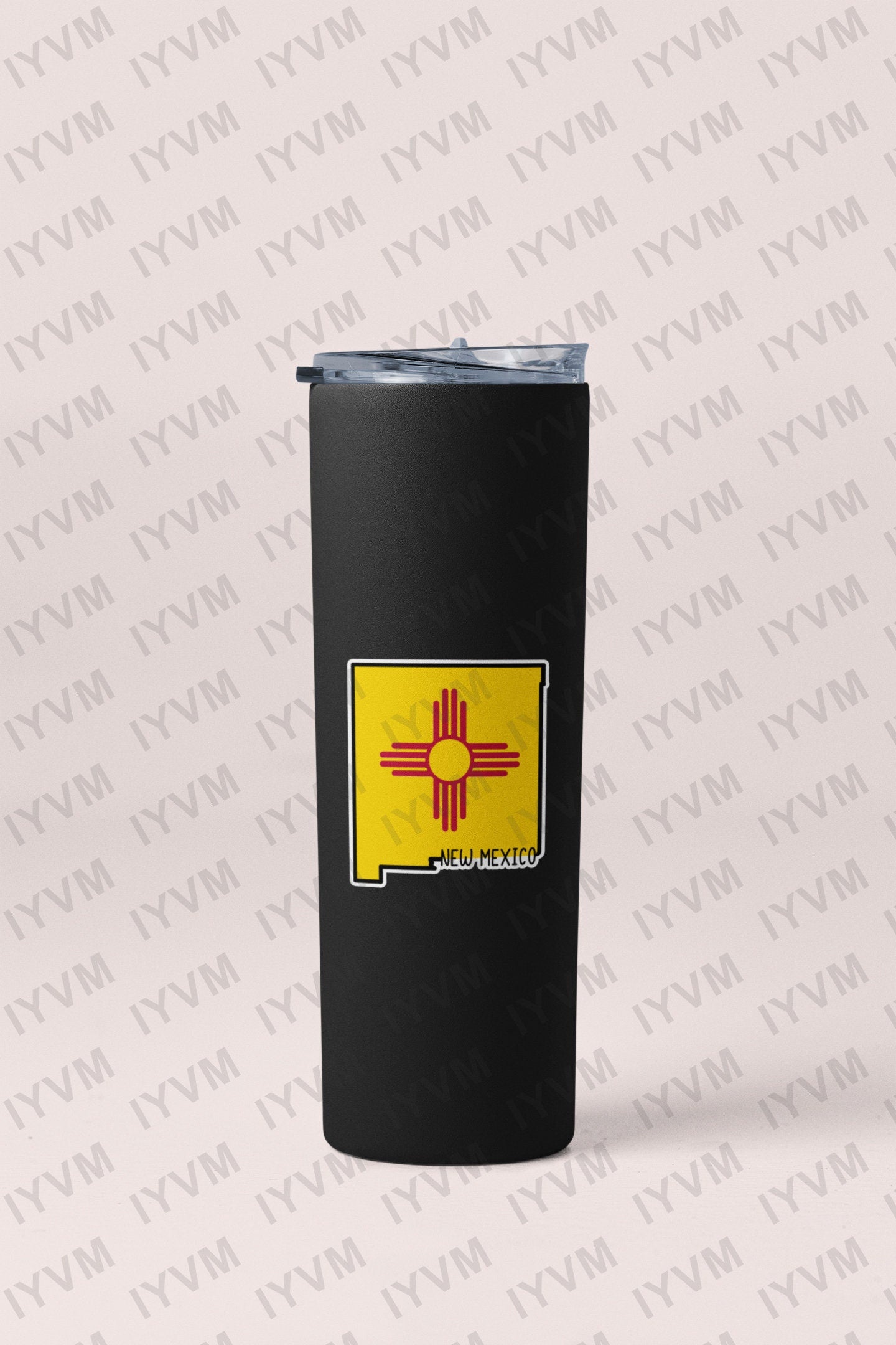 State of New Mexico Map Flag Sticker Decal  USA New Mexico State  Santa Fe  The Land of Enchantment  Land of Sunshine