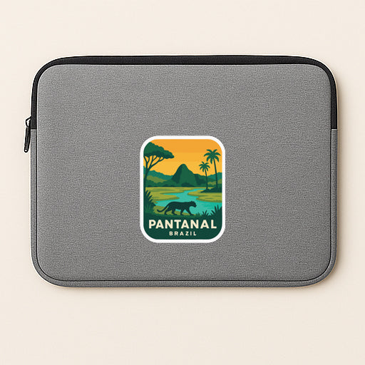 Pantanal Brazil Iron On Heat Transfer Vinyl HTV Die-Cut Symbolic Landmark Design