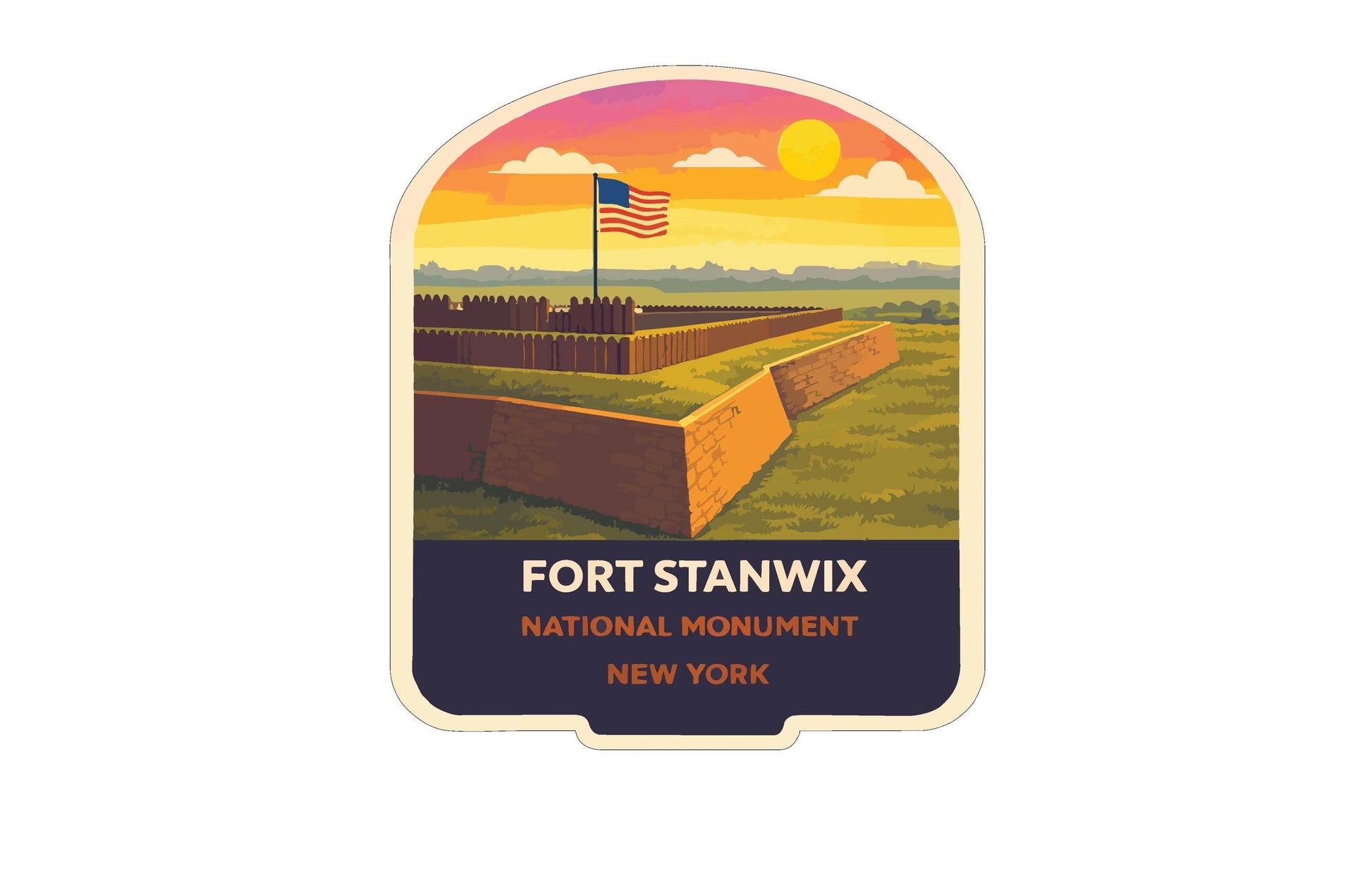 Fort Stanwix, a National Monument located in New York.