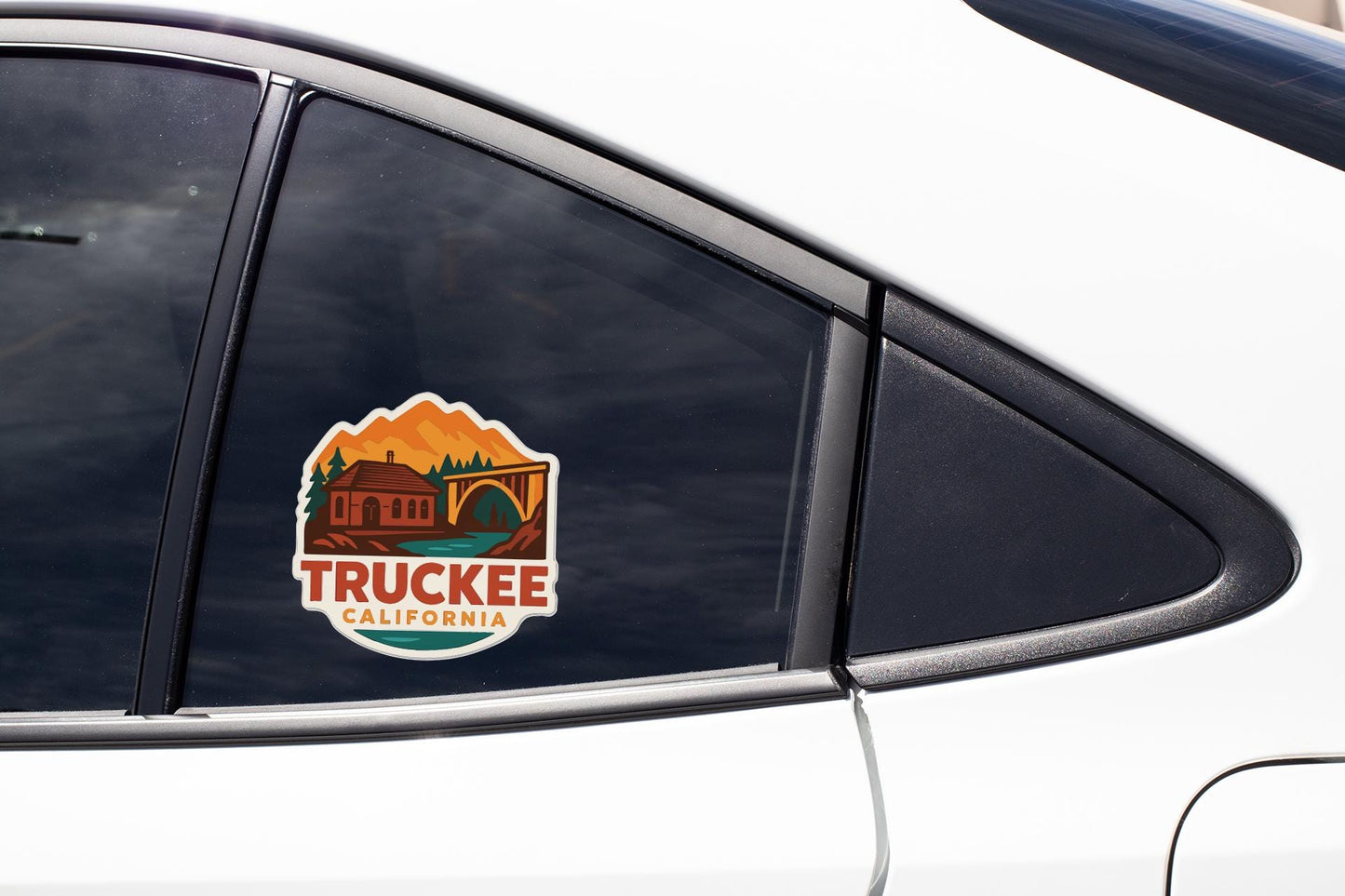 Truckee Sticker Decal Vinyl Die-Cut City Skyline Landmark Design
