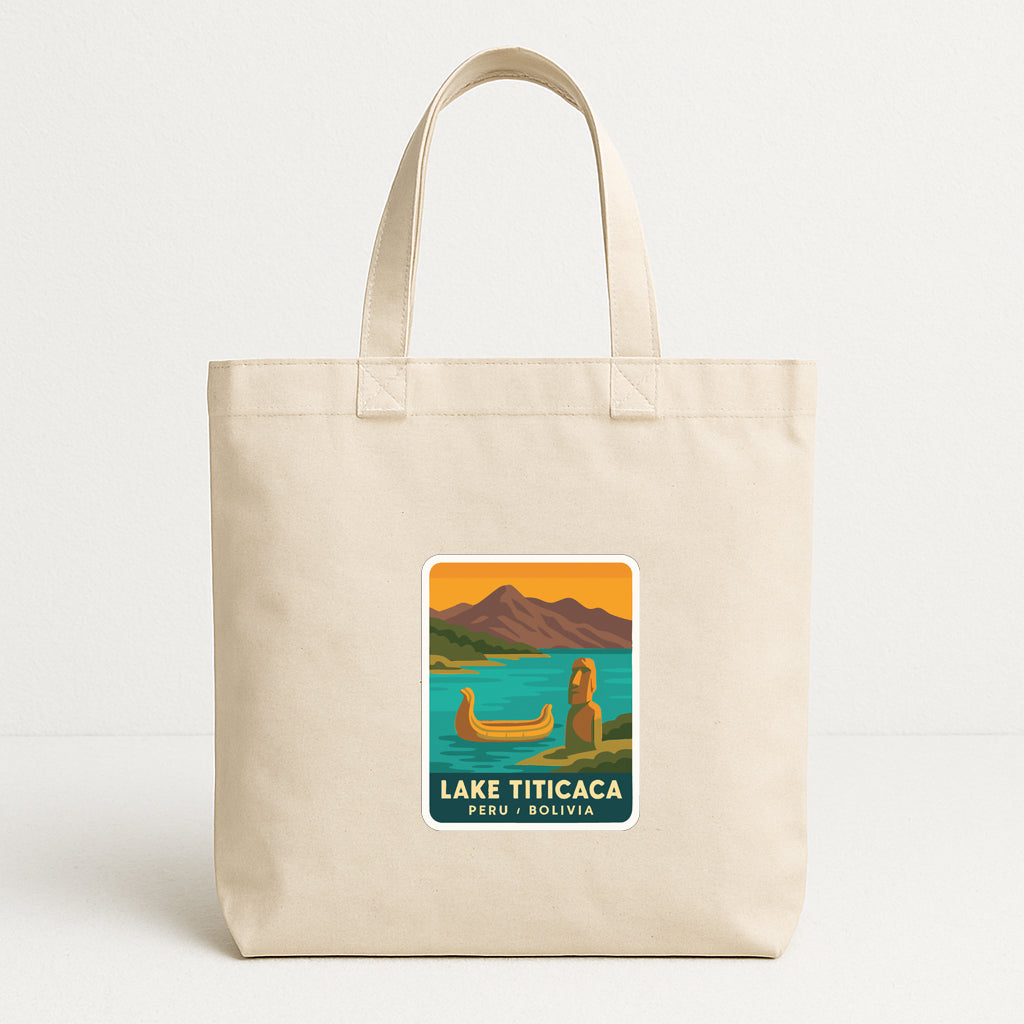 Lake Titicaca Peru/Bolivia Iron On Heat Transfer Vinyl HTV Die-Cut Symbolic
