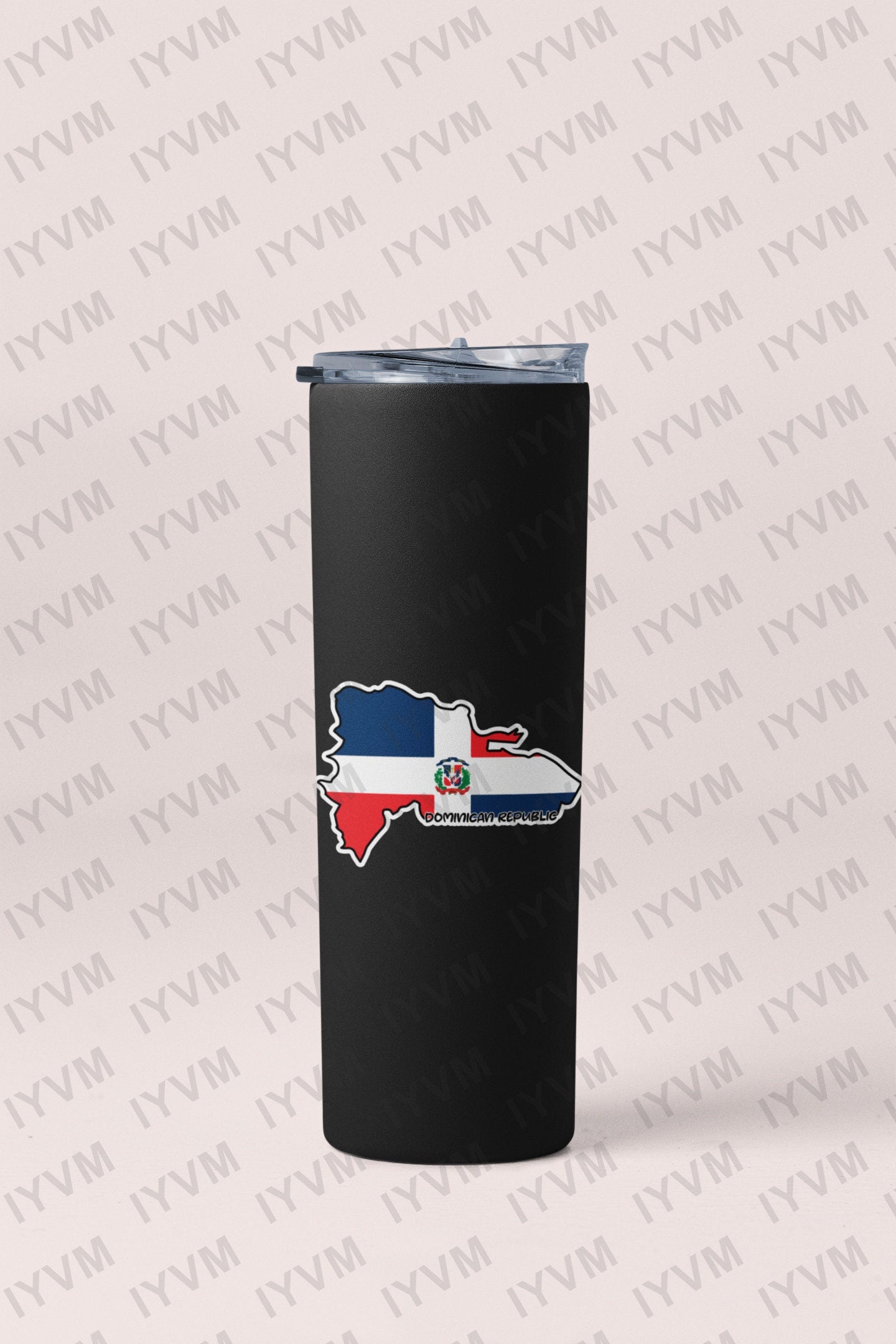 Dominican Republic Map Flag Sticker Decal / República Dominicana / Dios, Patria, Libertad / Santo Domingo