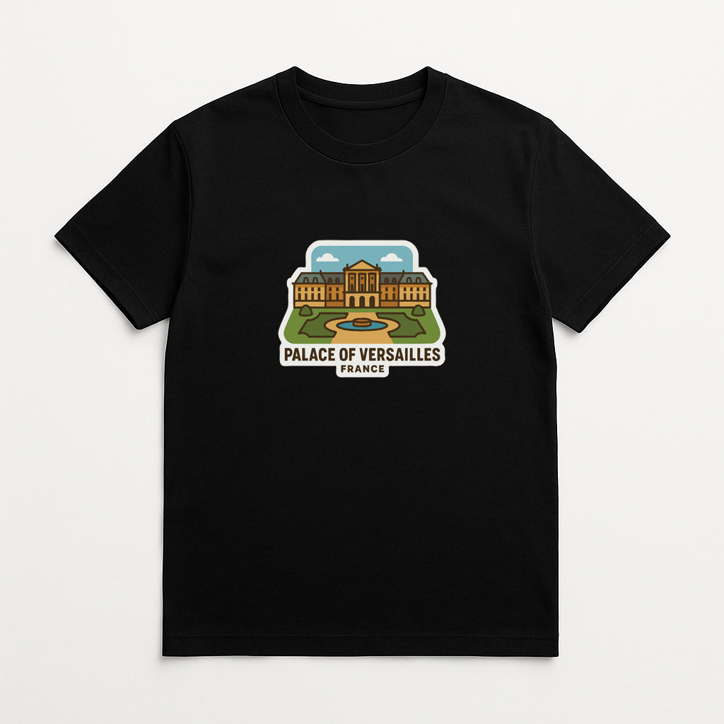 Palace of Versailles France Iron On Heat Transfer Vinyl HTV Die-Cut Symbolic