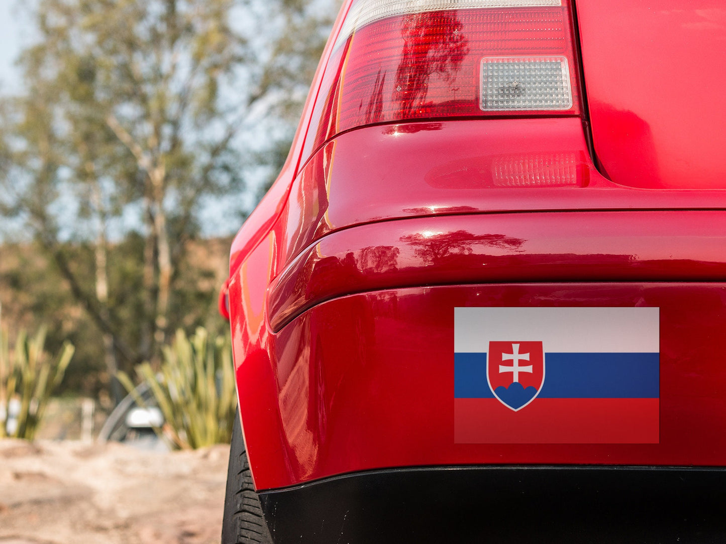 Slovakia Flag Sticker Decal