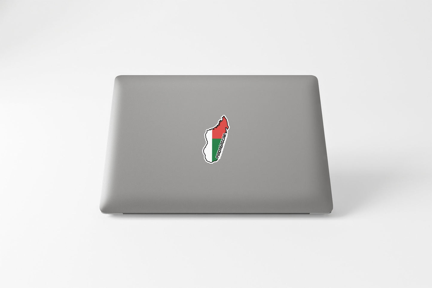 Madagascar Map Flag Sticker Decal