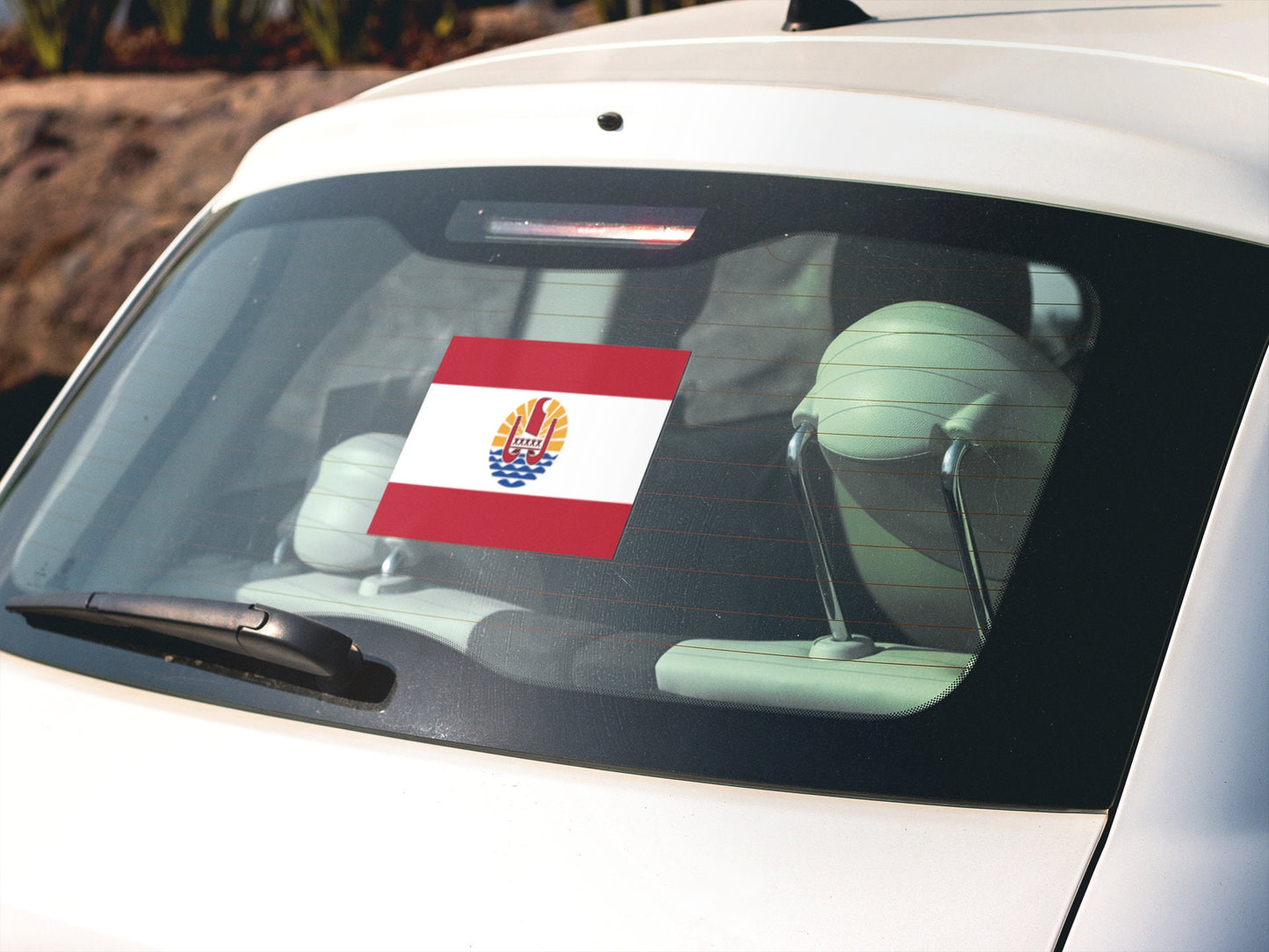 French Polynesia Flag Sticker Decal