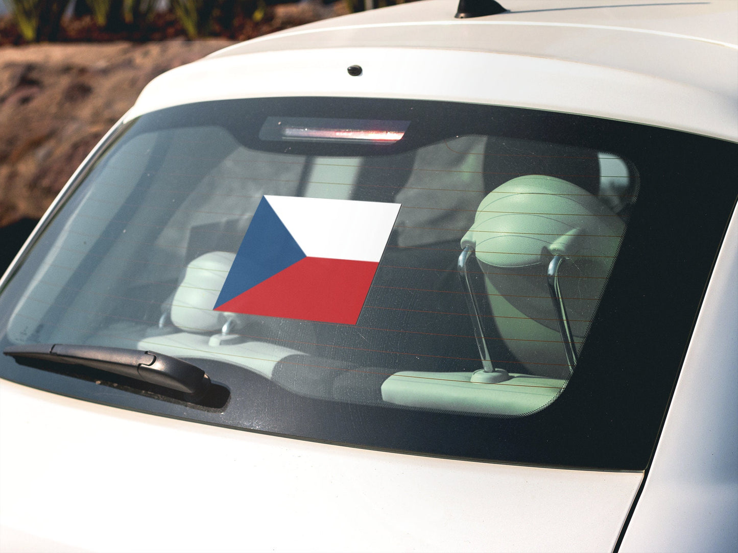 Czech Republic Flag Sticker Decal