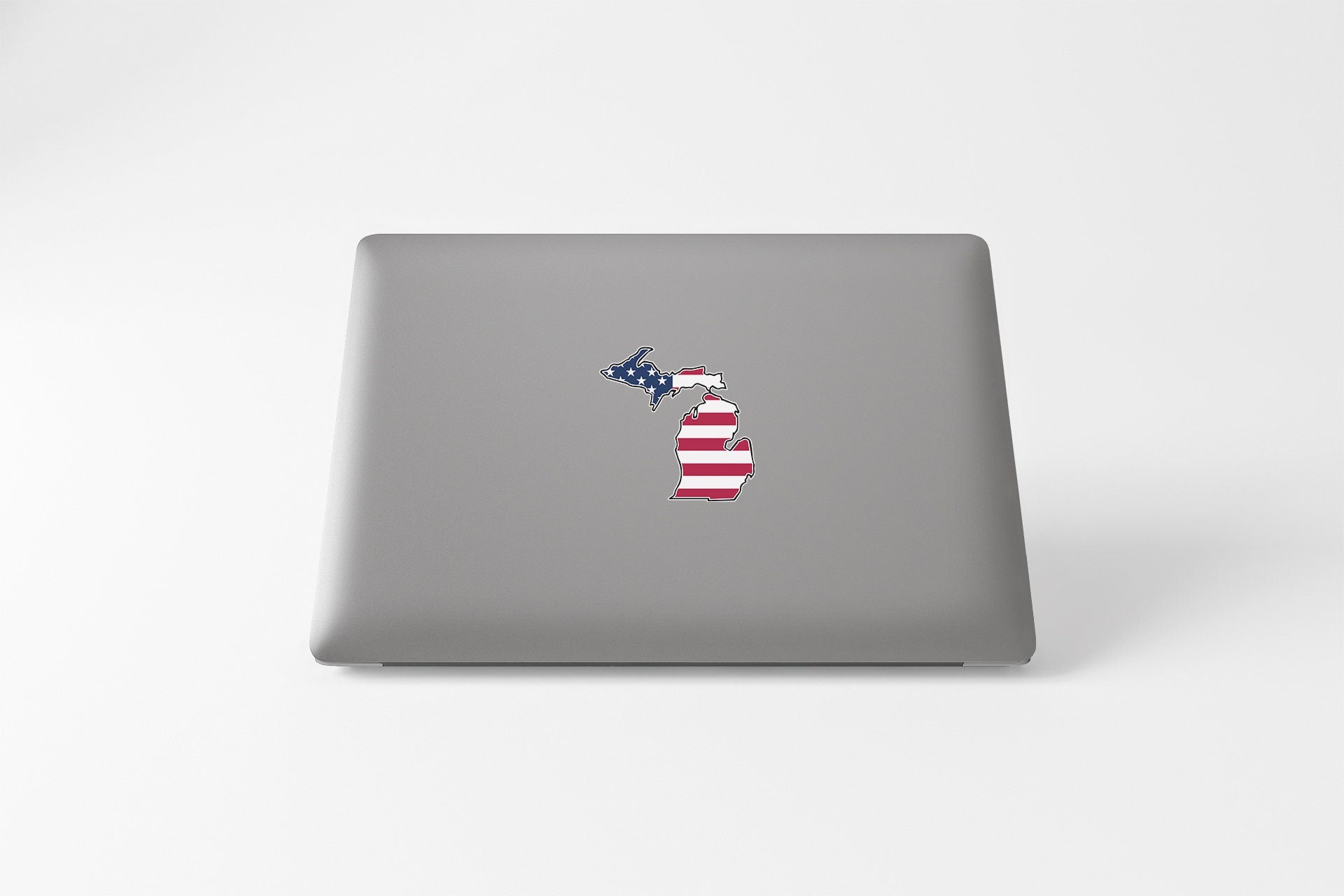 a laptop with a picture of the state of florida on it