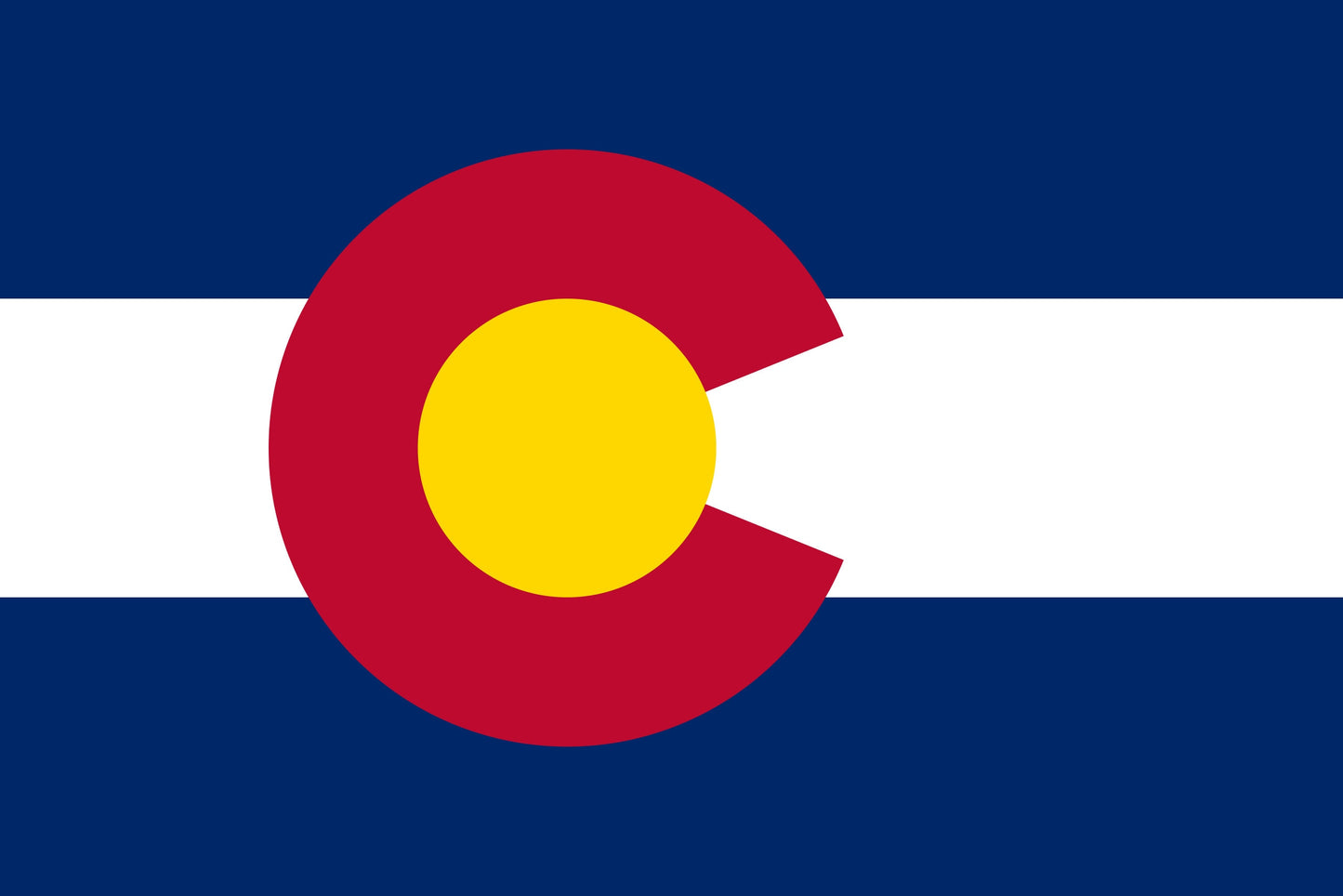 Colorado Flag Vinyl Sticker Decal