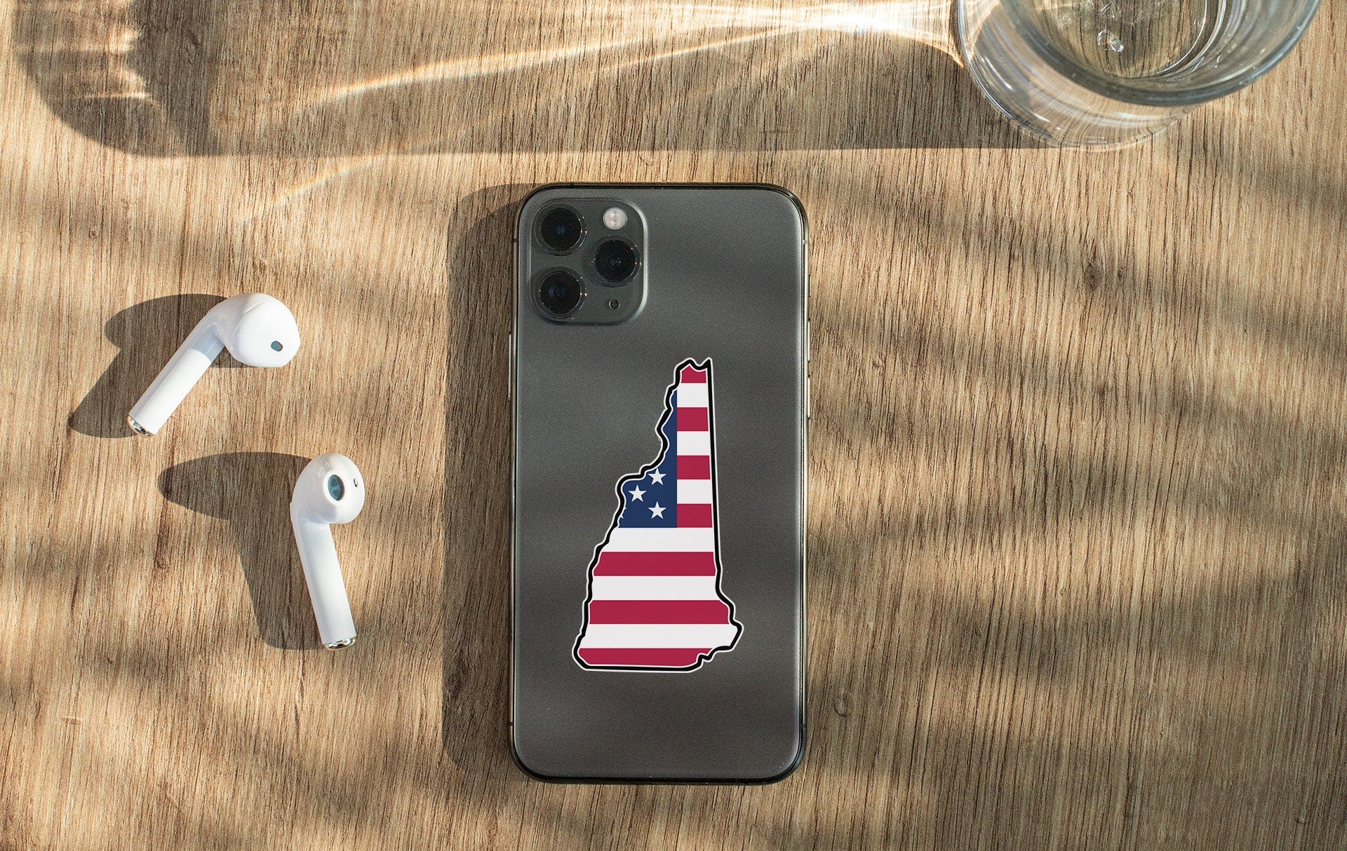 an iphone case with a picture of the united states of america on it