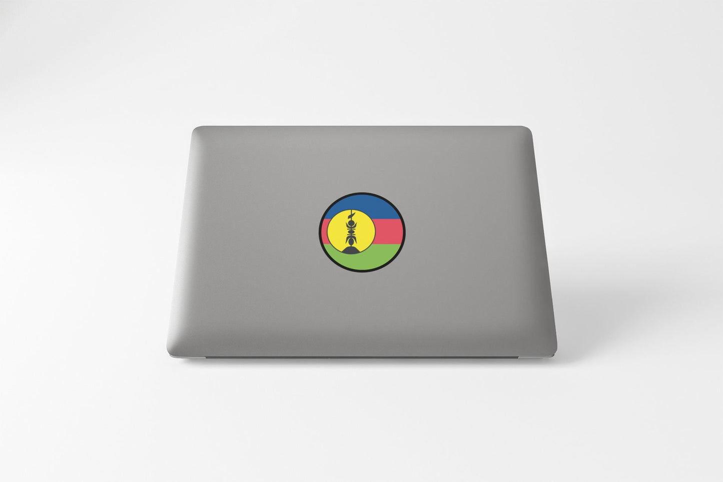New Caledonia Flag Circle Sticker Decal