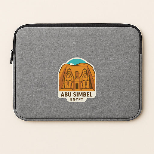 Abu Simbel Egypt Iron On Heat Transfer Vinyl HTV Die-Cut Symbolic Landmark