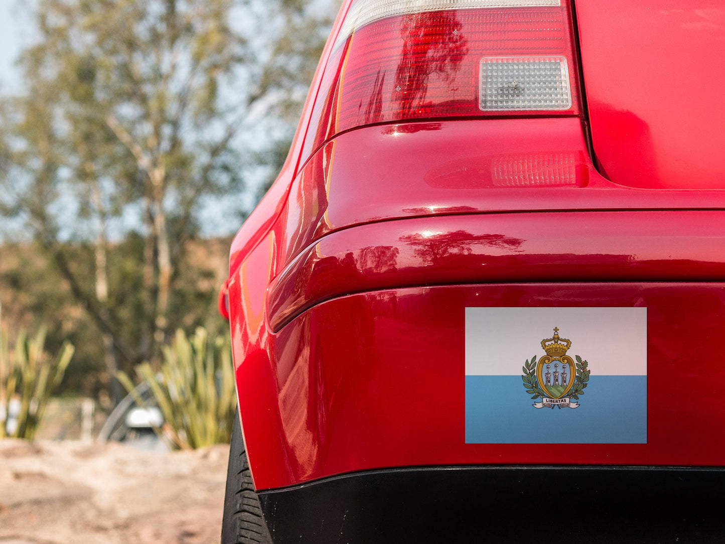 San Marino Flag Sticker Decal