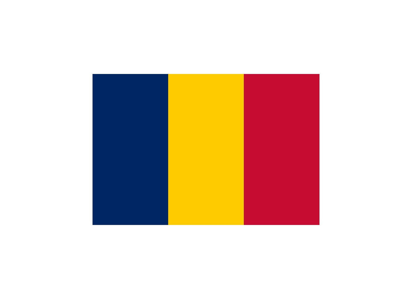 Chad Flag Sticker Decal
