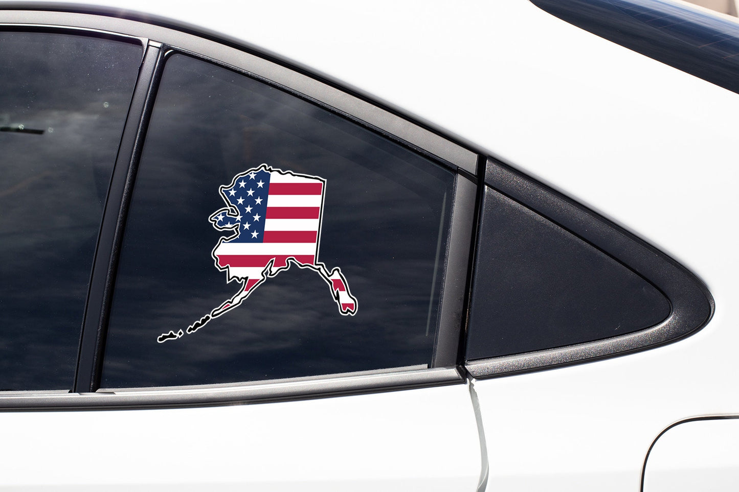 a car with a sticker of a hockey player on it