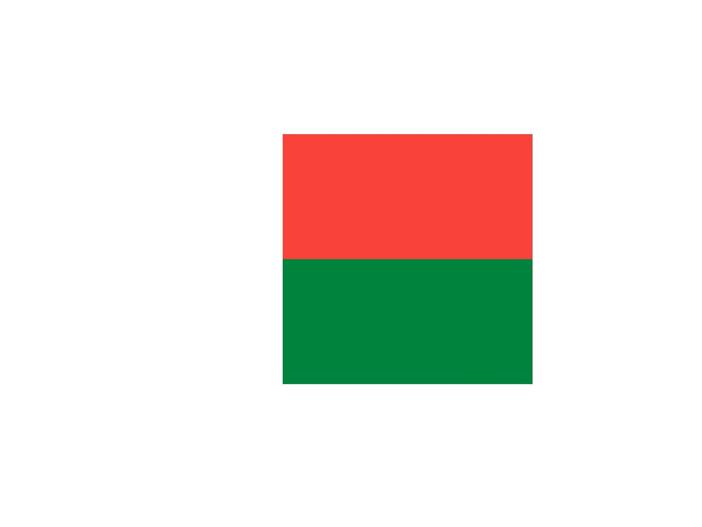 Madagascar Flag Sticker Decal