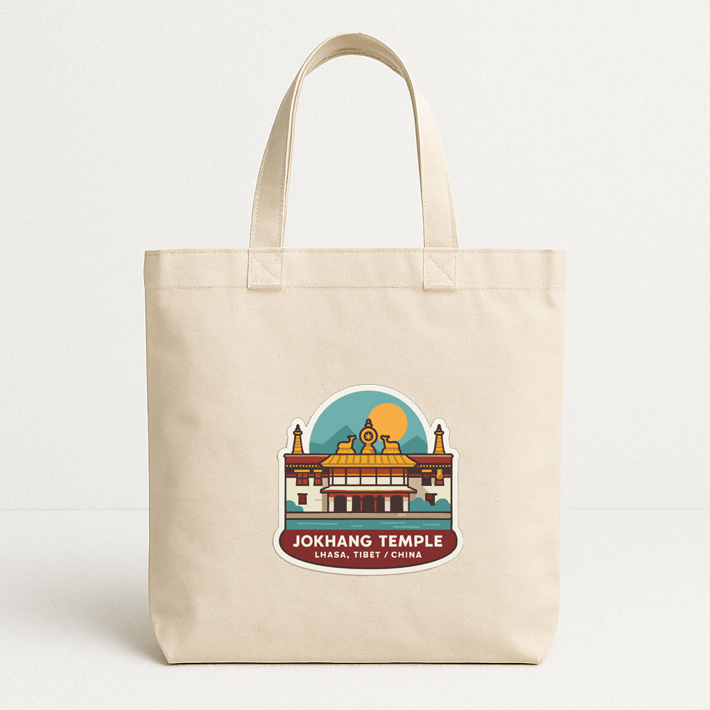 Lhasa Jokhang Temple Tibet/China Iron On Heat Transfer Vinyl HTV Symbolic