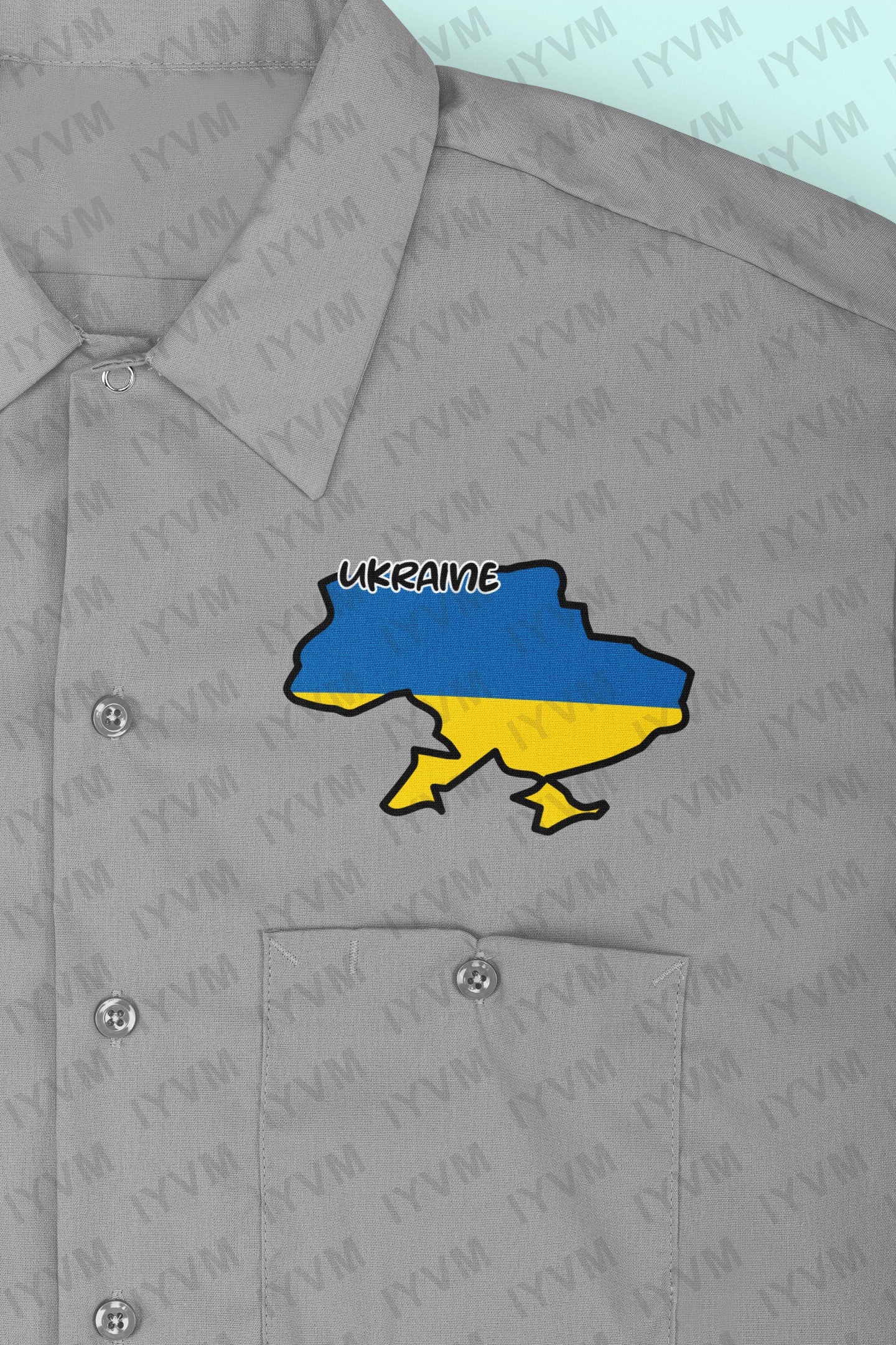 Ukraine Flag Slava Ukraini Iron On Heat Transfer Vinyl HTV Russia Invasion Anti War Say No to War Pray for Ukraine and Ukrainian World Peace