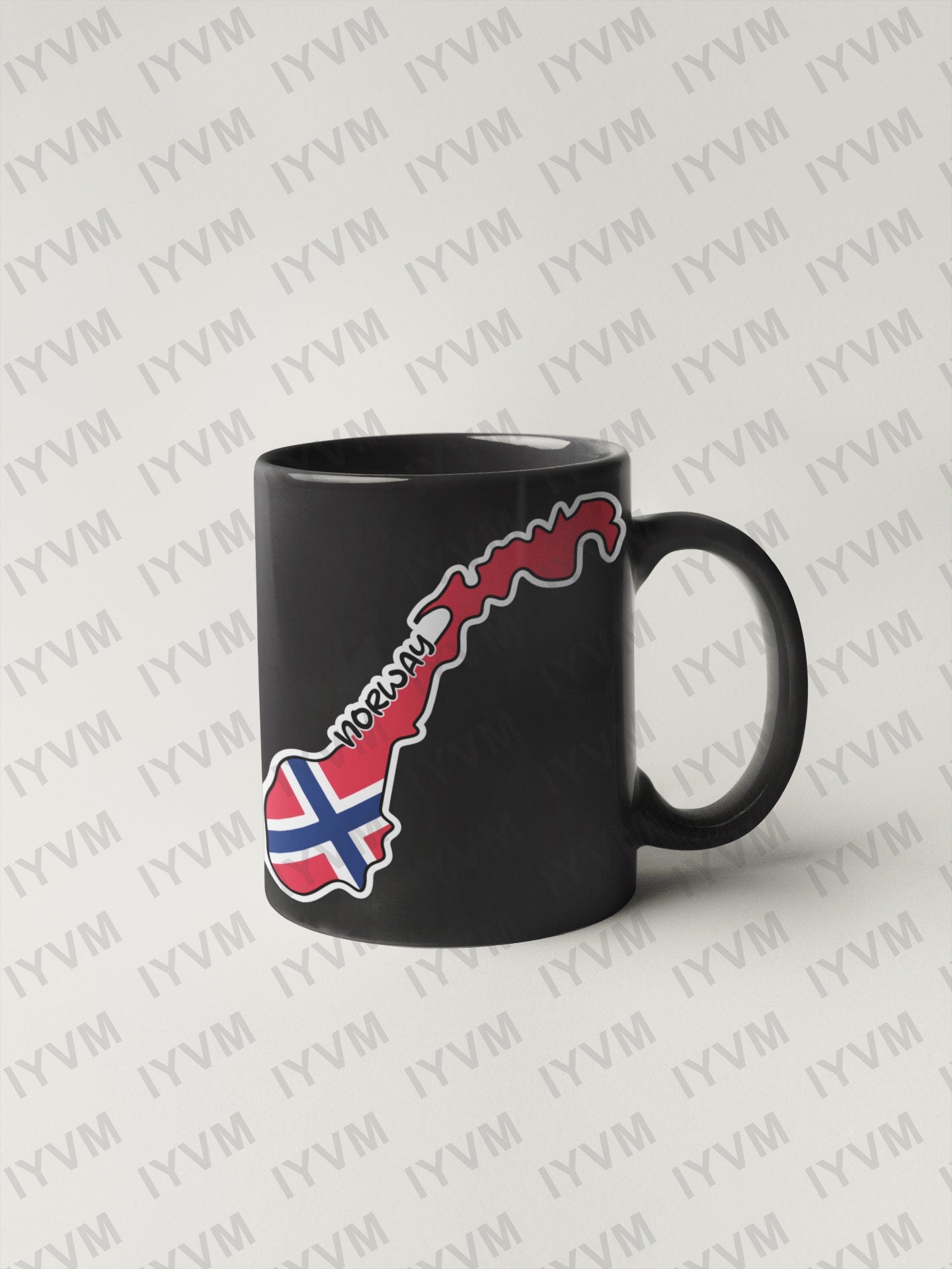 Norway Map Flag Sticker Decal / Norwegian / Kingdom of Norway / Oslo