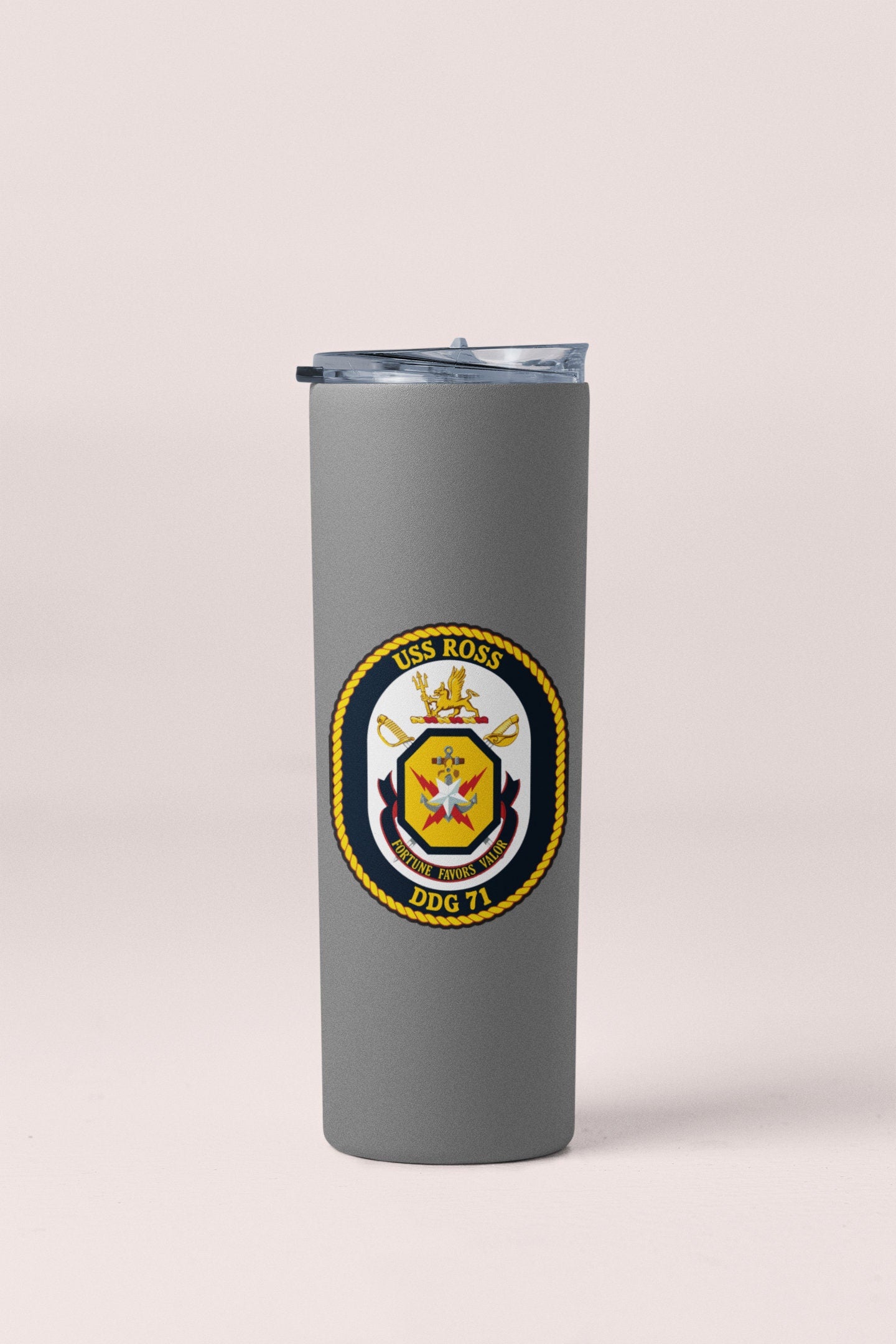 USS Ross DDG-71 Badge Sticker Decal Arleigh Burke Class Destroyer Car Sticker Bumper Sticker for Car Emblem