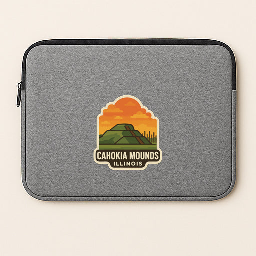 Cahokia Mounds Illinois Iron On Heat Transfer Vinyl HTV Die-Cut Symbolic