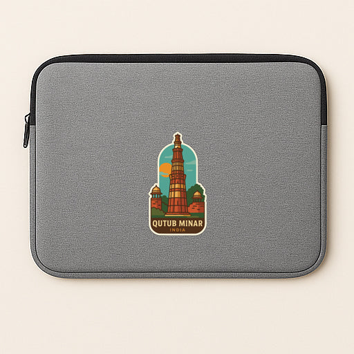Qutub Minar India Iron On Heat Transfer Vinyl HTV Die-Cut Symbolic Landmark