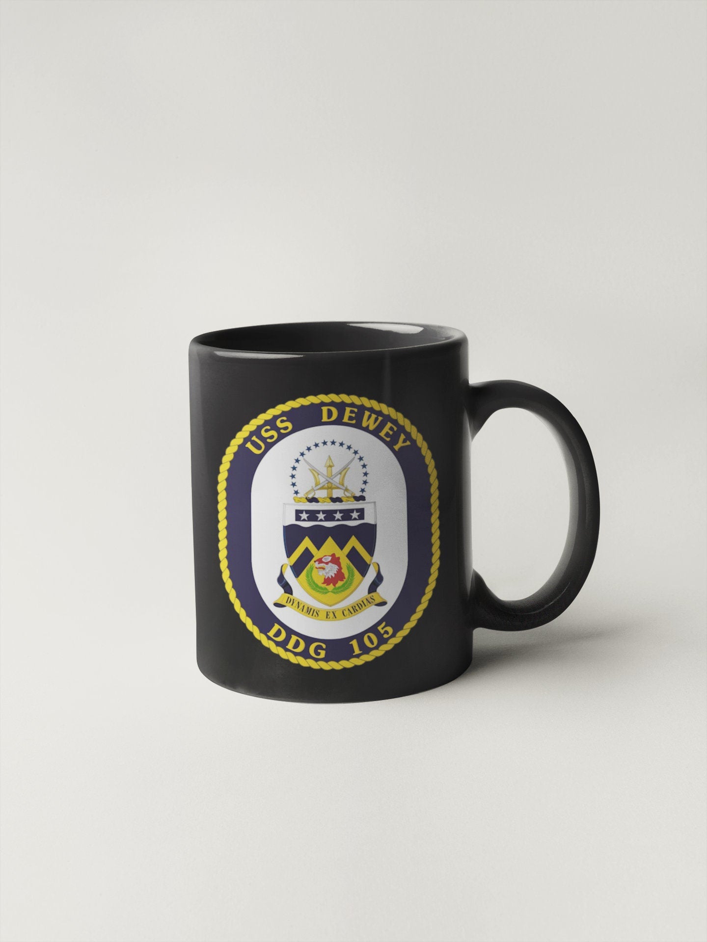 USS Dewey DDG-105 Badge Sticker Decal Arleigh Burke Class Destroyer Car Sticker Bumper Sticker for Car Emblem