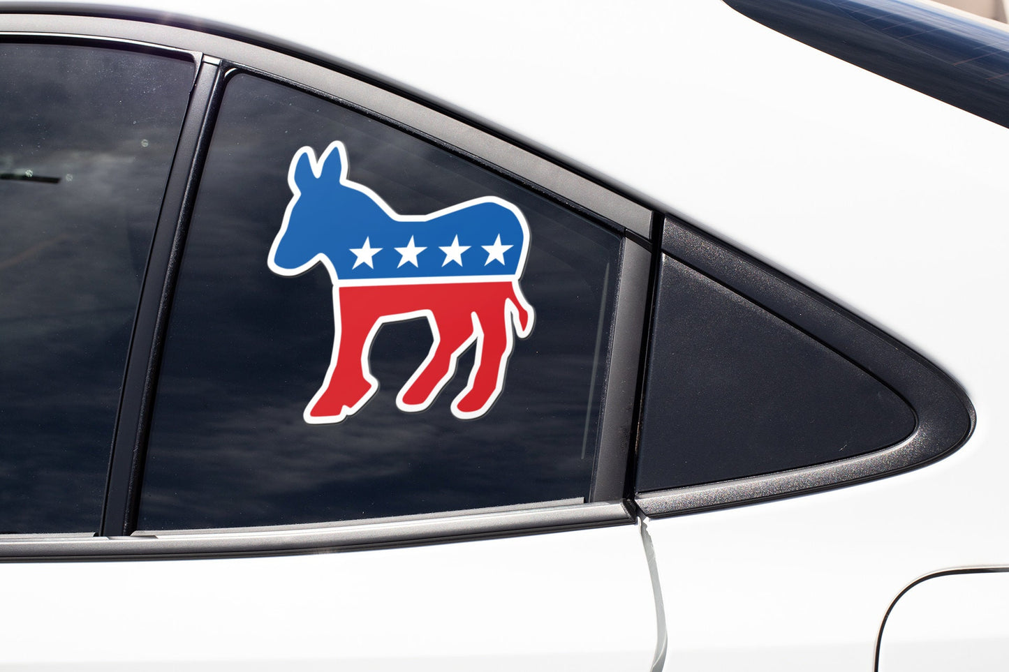 Democratic Donkey Joe Biden Kamala Harris Sticker Decal Democratic Party Democrat 2024 Presidential Election