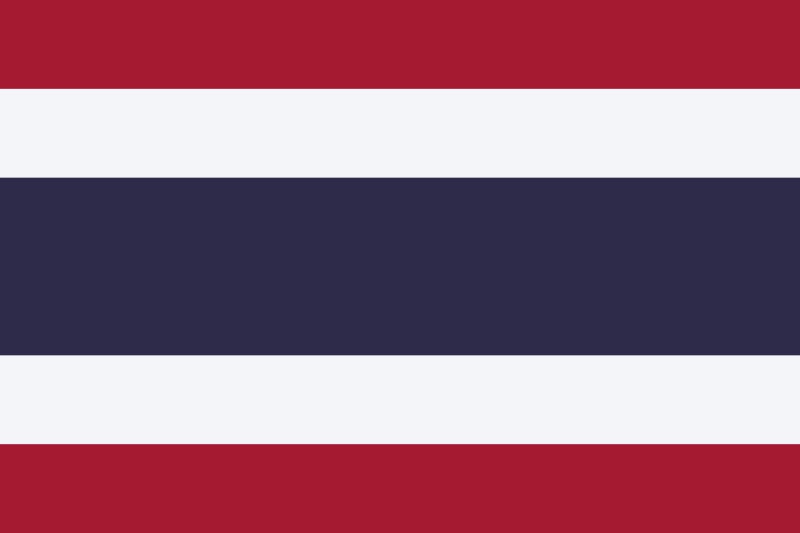 Thailand Flag Sticker Decal / Kingdom of Thailand / Siam / Bangkok / Thai /