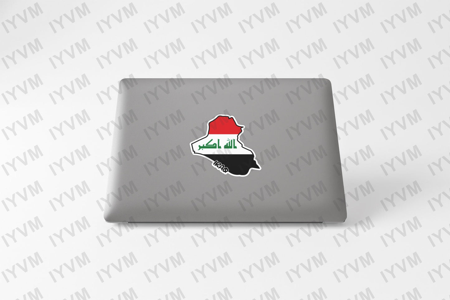 Iraq Map Flag Sticker Decal / Republic of Iraq / Baghdad / Iraqi