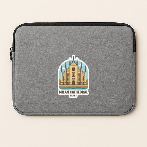 Milan Cathedral Italy Iron On Heat Transfer Vinyl HTV Die-Cut Symbolic Landmark