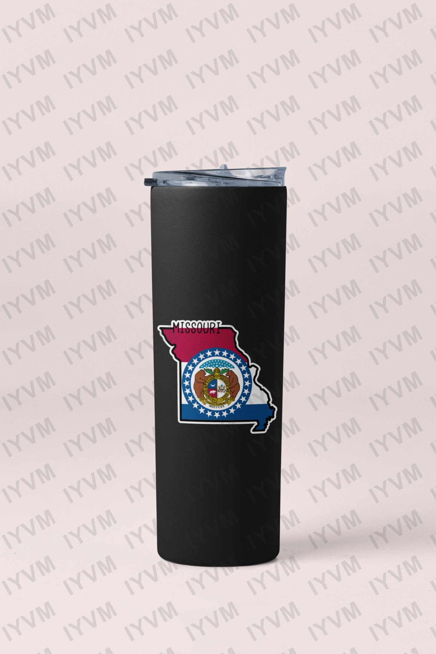 State of Missouri Map Flag Sticker Decal  USA Missouri State  Jefferson City  The Show Me State  Bullion State  Gateway to the West