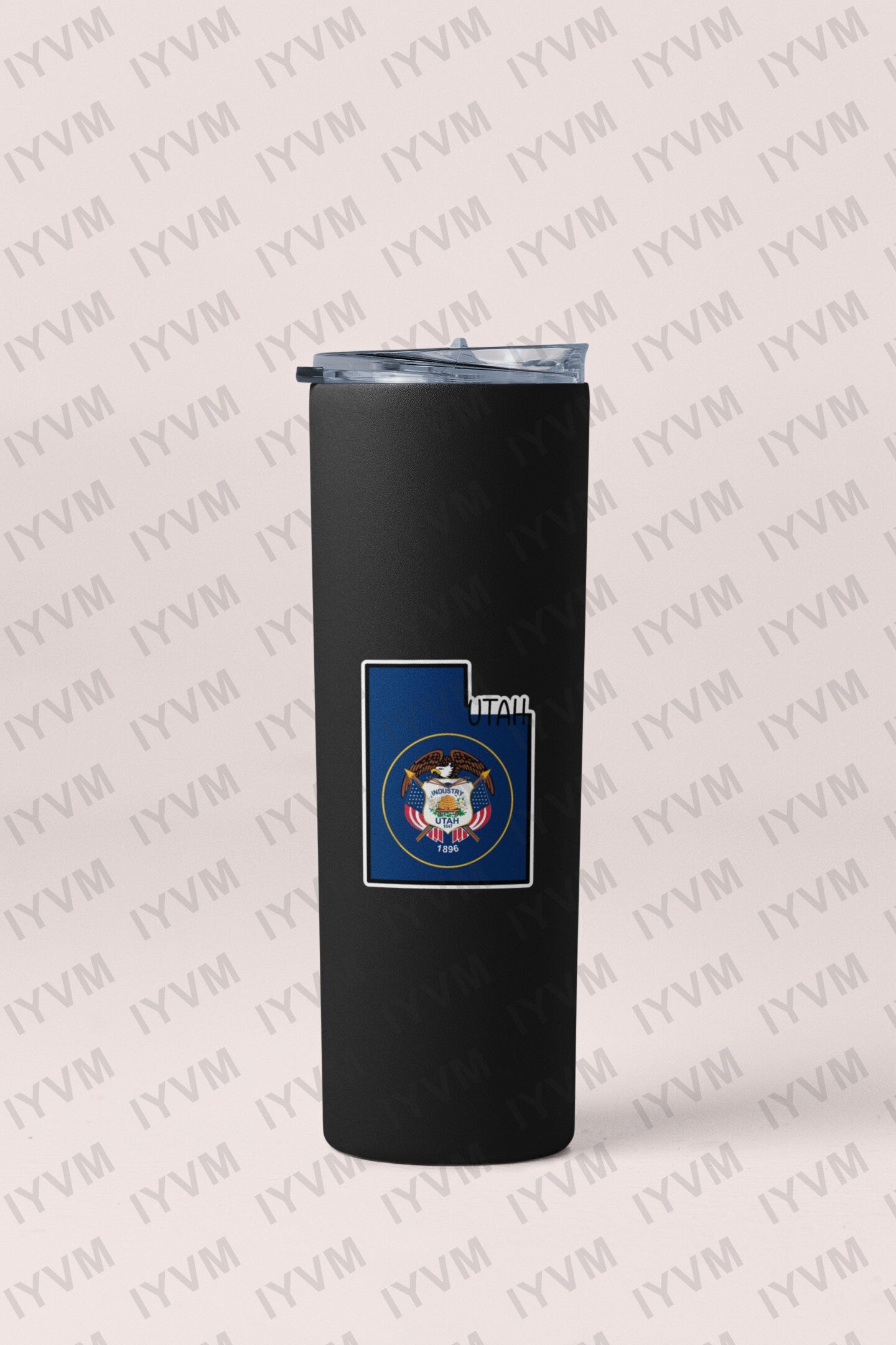 State of Utah Map Flag Sticker Decal  USA Utah State  Salt Lake City  The Beehive State  Crossroads of the West  Mormon State