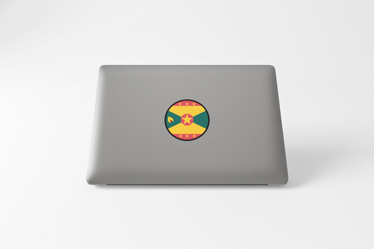 Grenada Flag Circle Sticker Decal