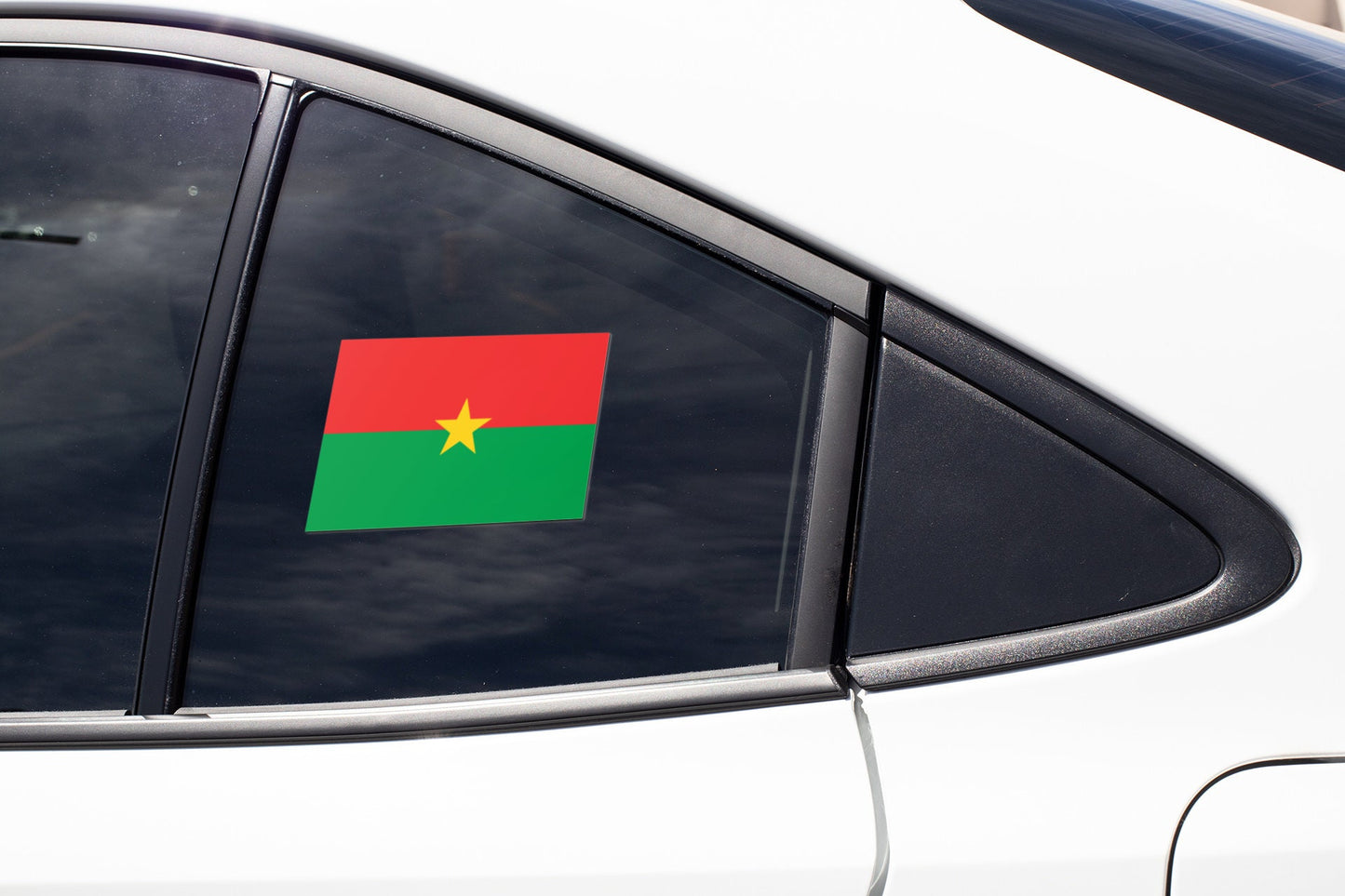 Burkina Faso Flag Sticker Decal