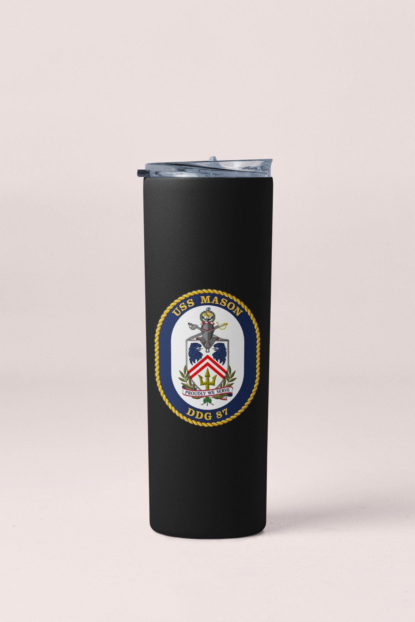USS Mason DDG-87 Badge Sticker Decal Arleigh Burke Class Destroyer Car Sticker Bumper Sticker for Car Emblem