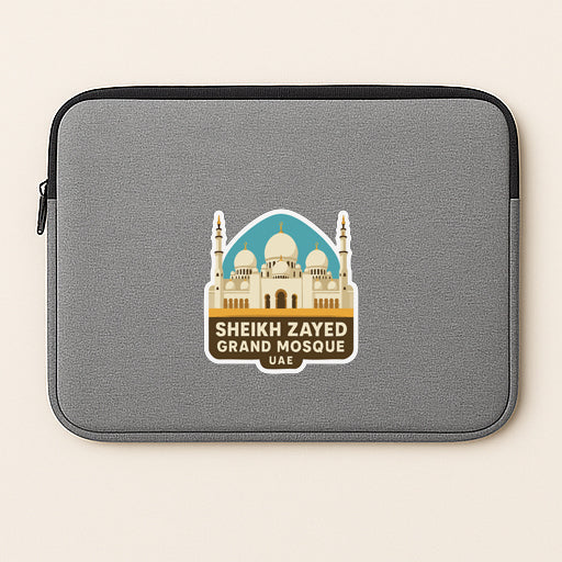 Sheikh Zayed Grand Mosque UAE Iron On Heat Transfer Vinyl HTV Die-Cut Symbolic