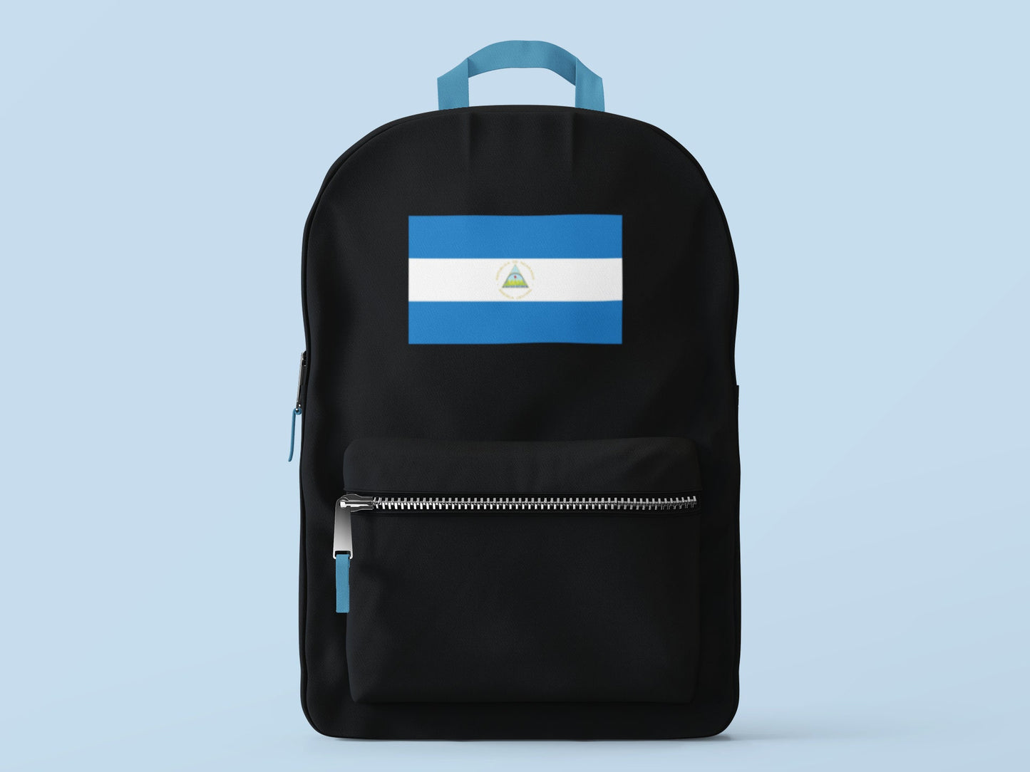 Nicaragua Flag Iron On Heat Transfer Vinyl HTV / Republic of Nicaragua / República de Nicaragua / En Dios confiamos / Managua /